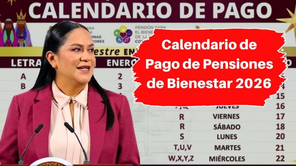 Calendario de Pago de Pensiones de Bienestar 2026: Información Oficial para los Beneficiarios